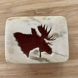 Alaskan Belt Buckle walrus ivory cut-out